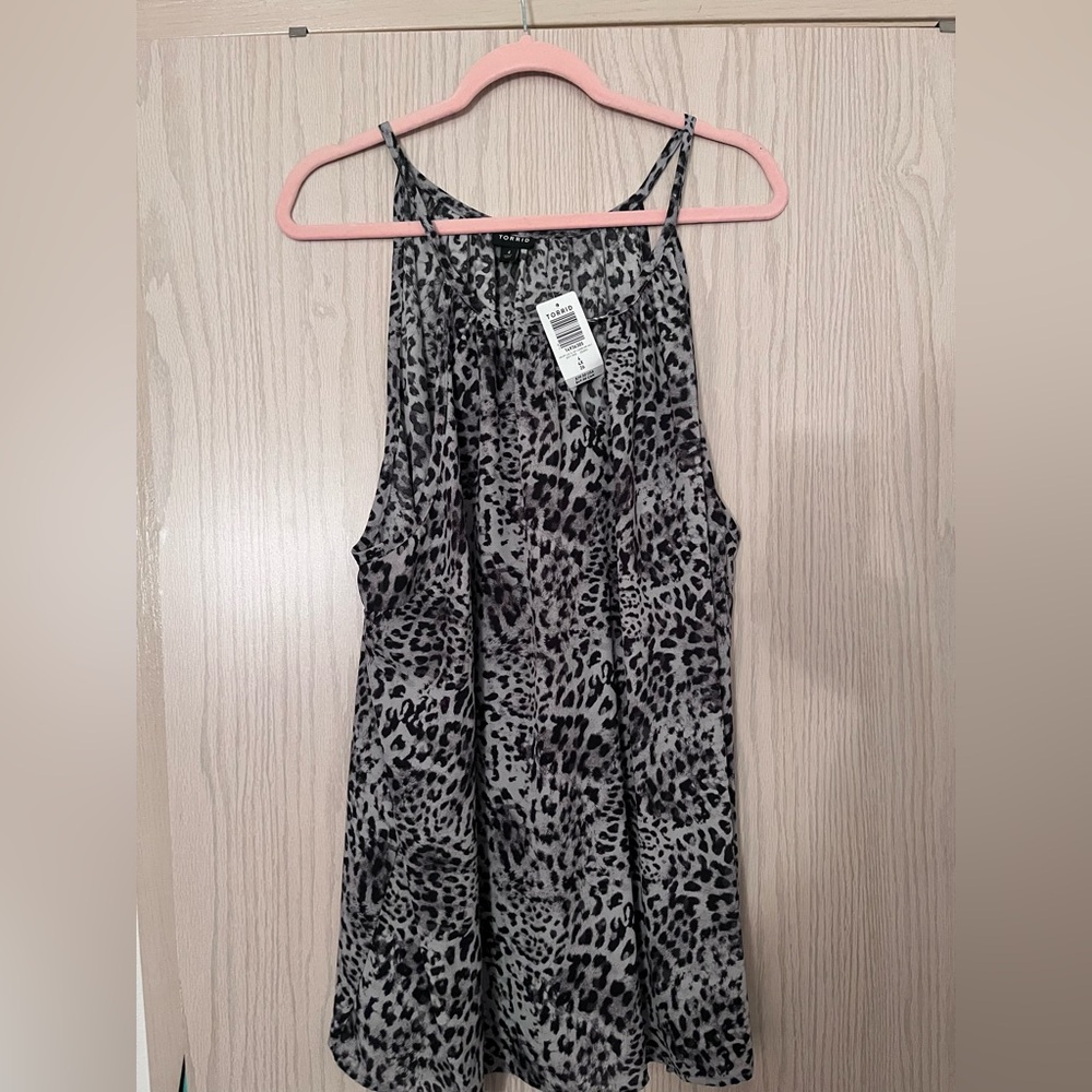 Torrid Leopard Print Sleeveless Top